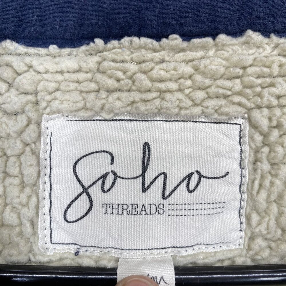 Soho Threads Plaid Sherpa-Lined Button-Up Jacket … - image 4